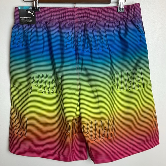 NWT Puma Men’s Between the Lines Volley Swim Board Shorts Size Large Multi Color - Picture 10 of 15
